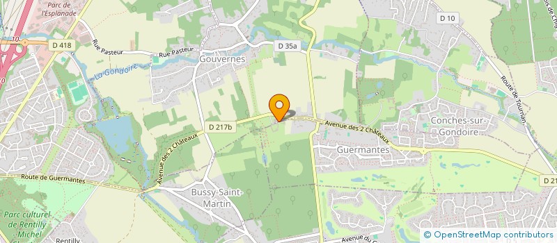 localisation de l'entreprise GFA THIERRY à GUERMANTES