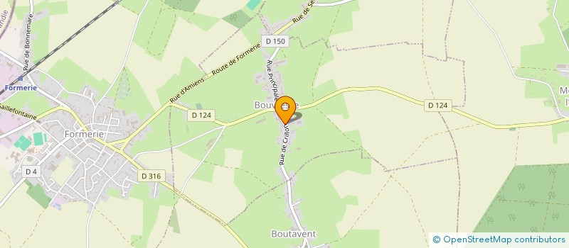 localisation de l'entreprise GFA THILLARD  BOUVRESSE