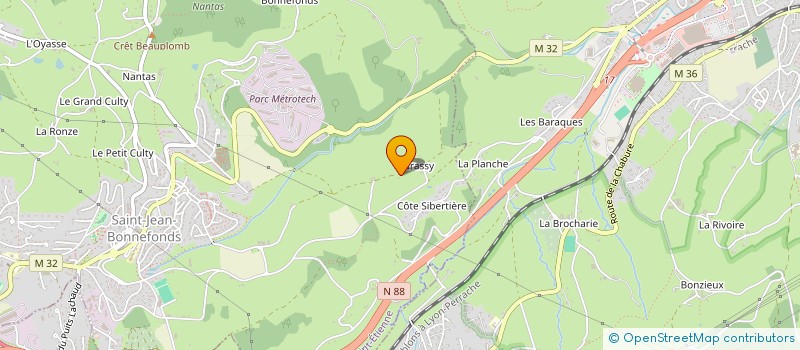 localisation de l'entreprise GFA THIZY DE GRASSY  SAINT-JEAN-BONNEFONDS