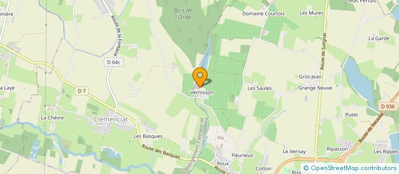 localisation de l'entreprise GFA THONI  SANDRANS