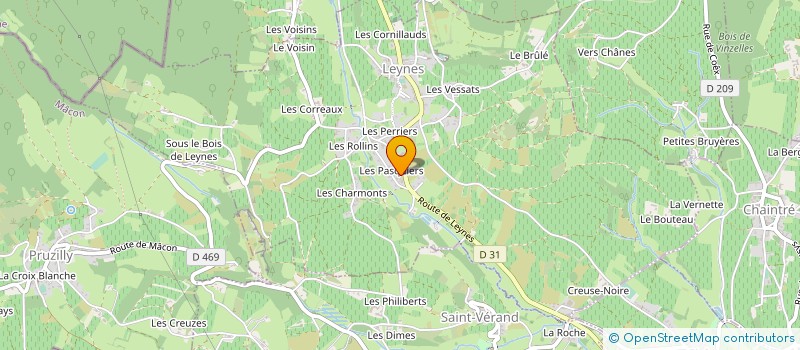 localisation de l'entreprise GFA TISSIER à LEYNES