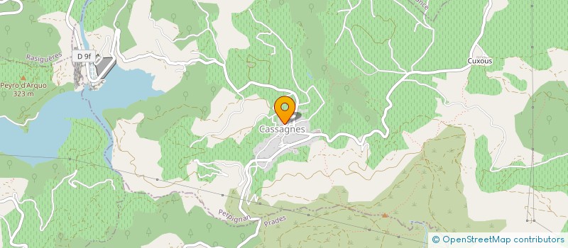 localisation de l'entreprise GFA TOUS DES OISEAUX  CASSAGNES