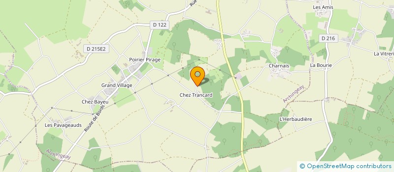 localisation de l'entreprise GFA TRANQUARD'S & CO  ARCHINGEAY