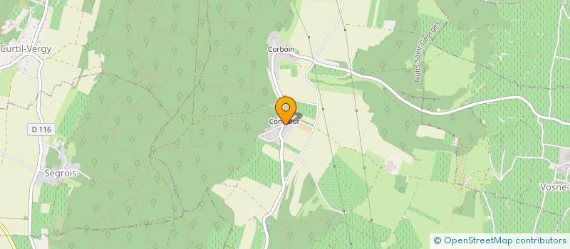 localisation de l'entreprise GFA TREMBLAY  VOSNE-ROMANEE