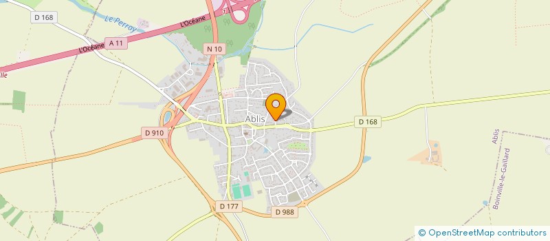 localisation de l'entreprise GFA TROIS CEDRES à ALLAINVILLE AUX BOIS