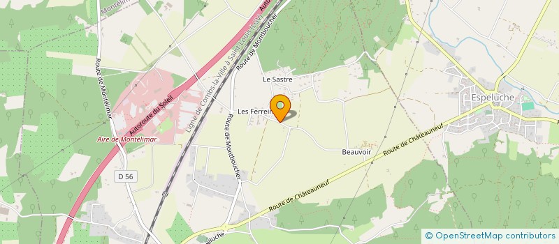 localisation de l'entreprise GFA VACARESSE à ALLAN