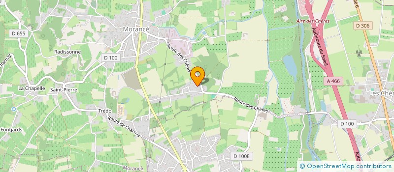 localisation de l'entreprise GFA VAL D AZERGUES  MORANCE