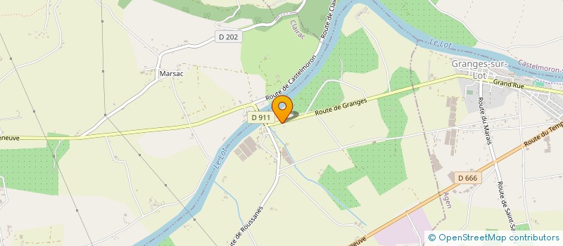 localisation de l'entreprise GFA VALLEE DU LOT  LAFITTE-SUR-LOT