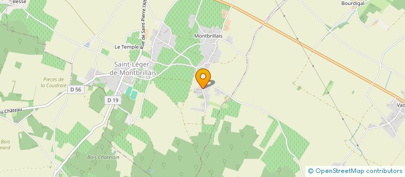 localisation de l'entreprise GFA VALLET  SAINT-LEGER-DE-MONTBRILLAIS