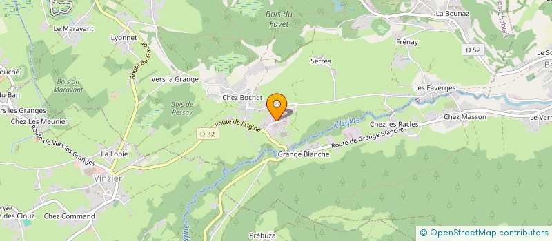 localisation de l'entreprise GFA VALMONT  SAINT-PAUL-EN-CHABLAIS