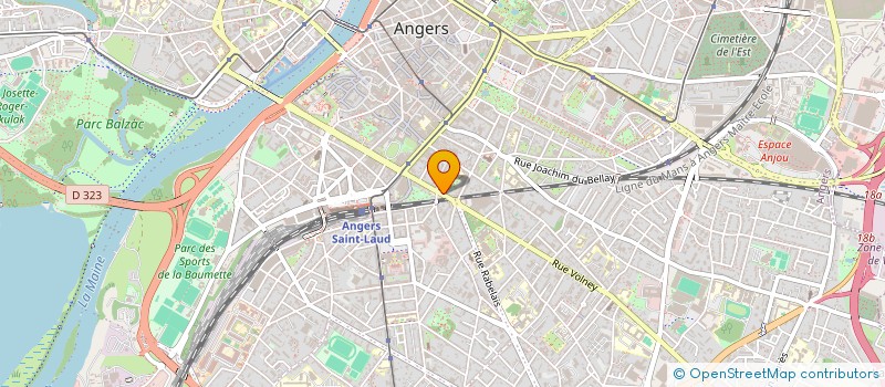 localisation de l'entreprise GFA VALPASNOUE à ANGERS