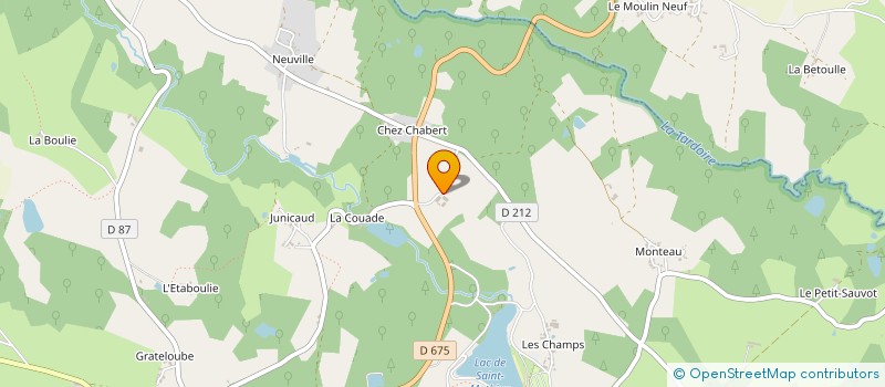 localisation de l'entreprise GFA VARACHAUD  SAINT-MATHIEU