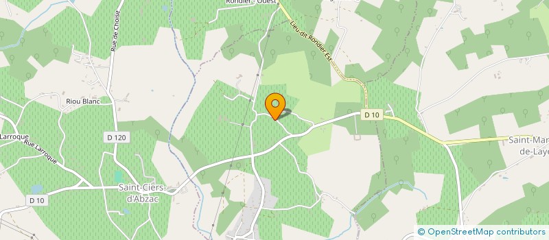 localisation de l'entreprise GFA VARET SUD  SAINT-MARTIN-DU-BOIS