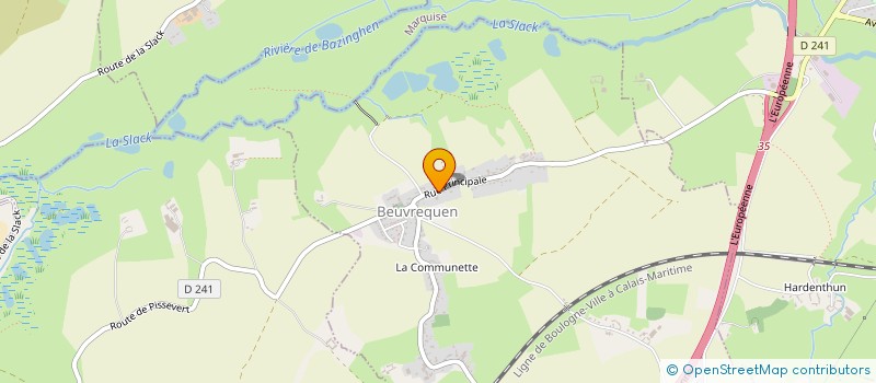 localisation de l'entreprise GFA VASSEUR-LEROY  BEUVREQUEN