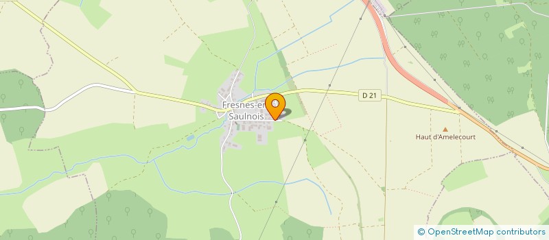 localisation de l'entreprise GFA VAUCHER  FRESNES-EN-SAULNOIS