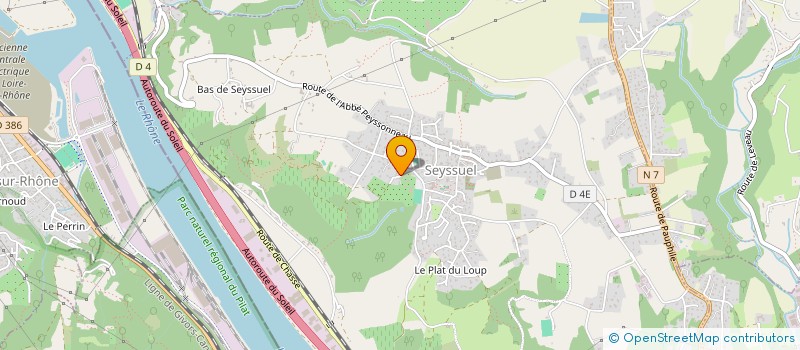 localisation de l'entreprise GFA VAUDAINE FOUGERE  SEYSSUEL