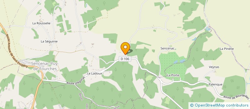 localisation de l'entreprise GFA VEERMAN à BRANTOME EN PERIGORD