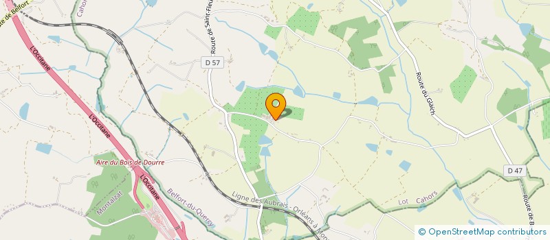 localisation de l'entreprise GFA VERINES  BELFORT-DU-QUERCY