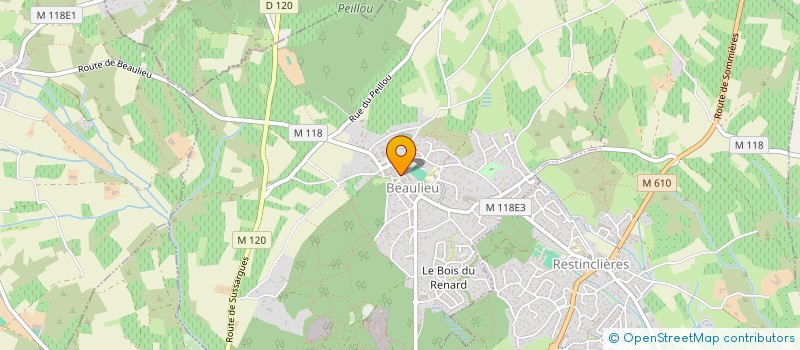 localisation de l'entreprise GFA VIANES à BEAULIEU