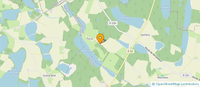 localisation de l'entreprise GFA VICTOR  RIGNIEUX-LE-FRANC