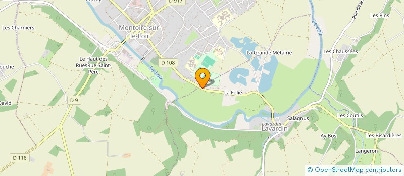 localisation de l'entreprise GFA VIGNERAY  LAVARDIN