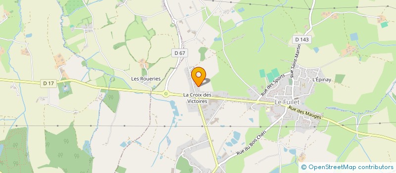 localisation de l'entreprise GFA VIGNOBLE DES TROENES à MONTREVAULT-SUR-EVRE