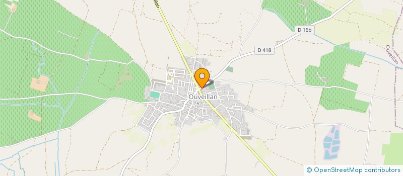 localisation de l'entreprise GFA VIGNOBLE JEAN GLEIZES  OUVEILLAN