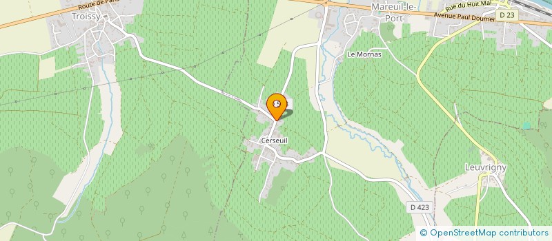 localisation de l'entreprise GFA VIGNOBLES MATHELIN  MAREUIL-LE-PORT