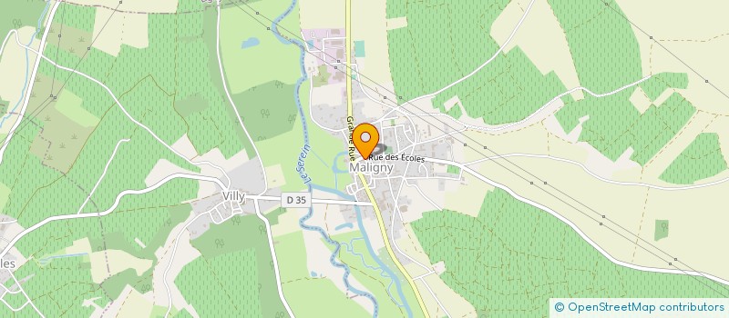 localisation de l'entreprise GFA VILLAIN FRERES à BEINE