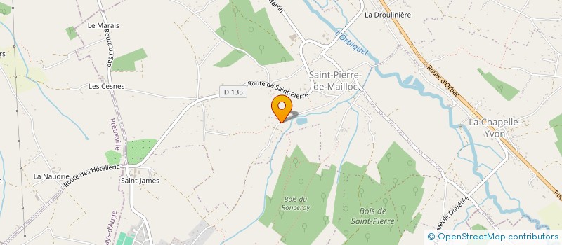 localisation de l'entreprise GFA VILLEY  VALORBIQUET