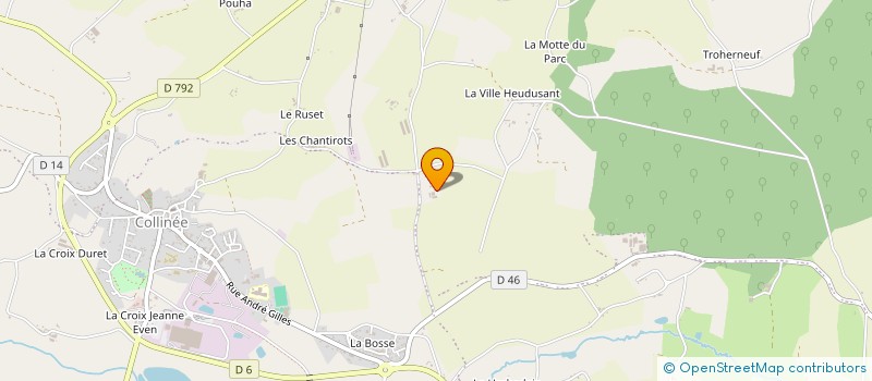 localisation de l'entreprise GFA VILMAIN à LE MENE