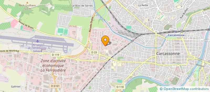 localisation de l'entreprise GFA VITIZONNE  CARCASSONNE