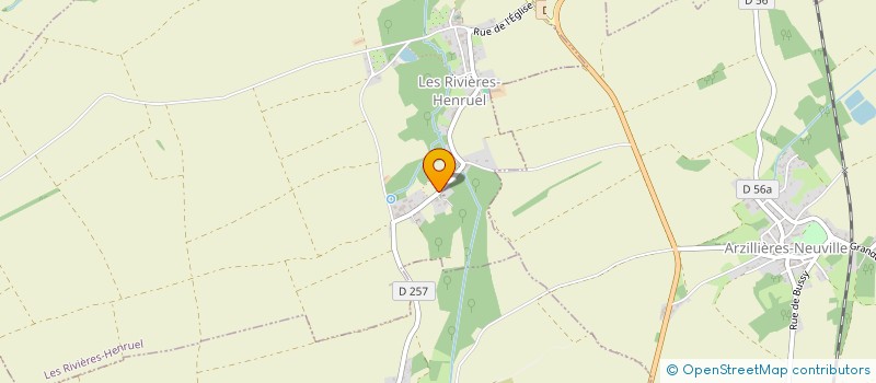 localisation de l'entreprise GFA VOUEART  LES RIVIERES-HENRUEL