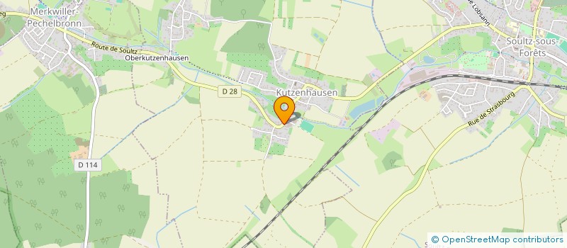 localisation de l'entreprise GFA WAGNER  KUTZENHAUSEN