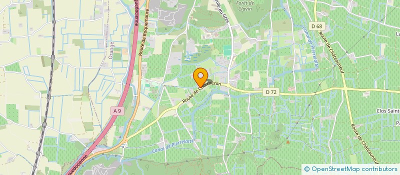 localisation de l'entreprise GFA WALLUT  ORANGE