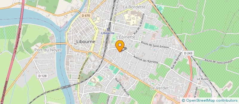 localisation de l'entreprise GFA YVES GROS ET FILS  POMEROL