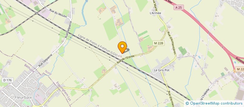 localisation de l'entreprise GFA ZELIJE  ERQUINGHEM-LYS