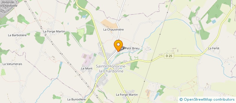 localisation de l'entreprise GFAM DU BOCAGE ATHISIEN à SAINTE-HONORINE-LA-CHARDONNE