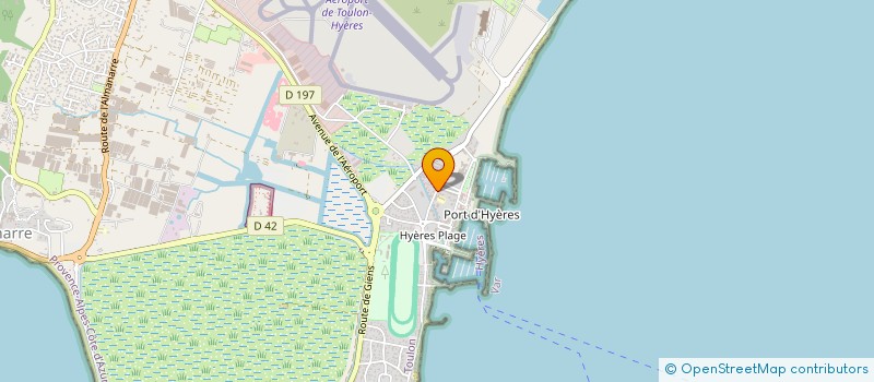 localisation de l'entreprise GFAP PROVENCE à HYERES