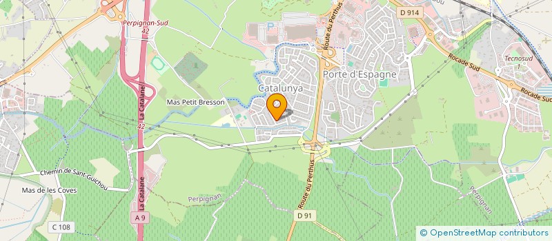 localisation de l'entreprise GFAURCE  PERPIGNAN