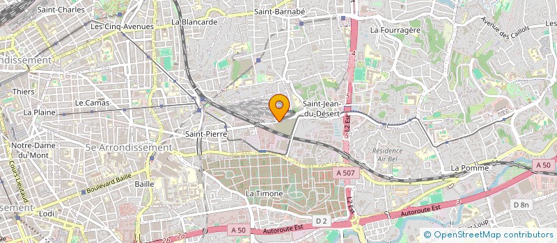 localisation de l'entreprise GFB à MARSEILLE