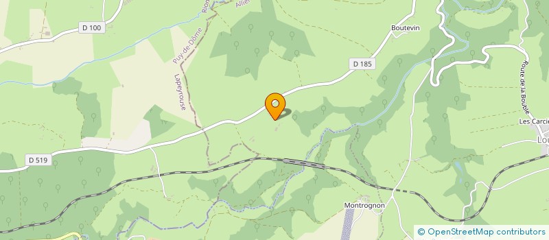 localisation de l'entreprise GFB AUVERGNE  LOUROUX-DE-BOUBLE