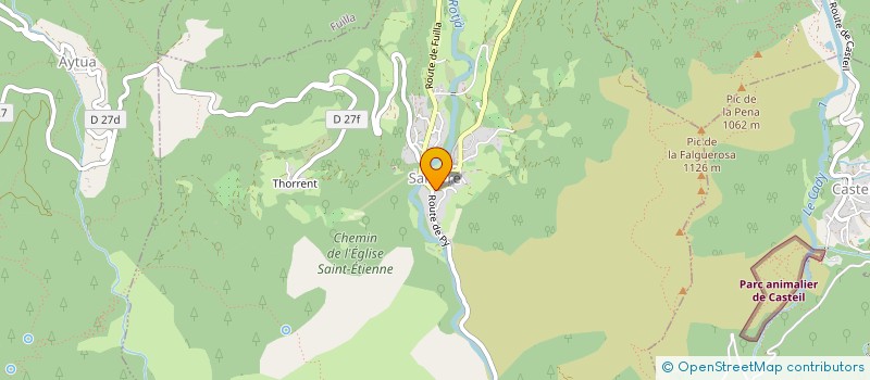 localisation de l'entreprise GFB ET ASSOCIES  SAHORRE