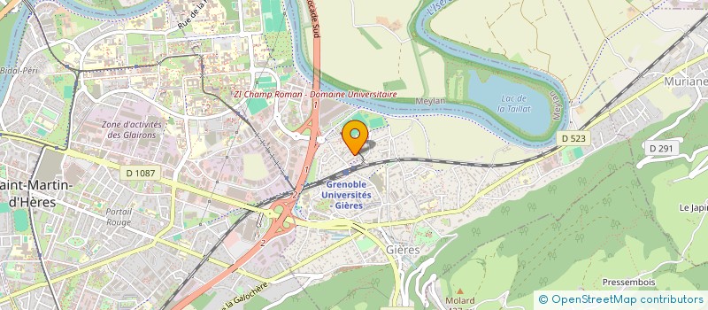 localisation de l'entreprise GFC à GIERES