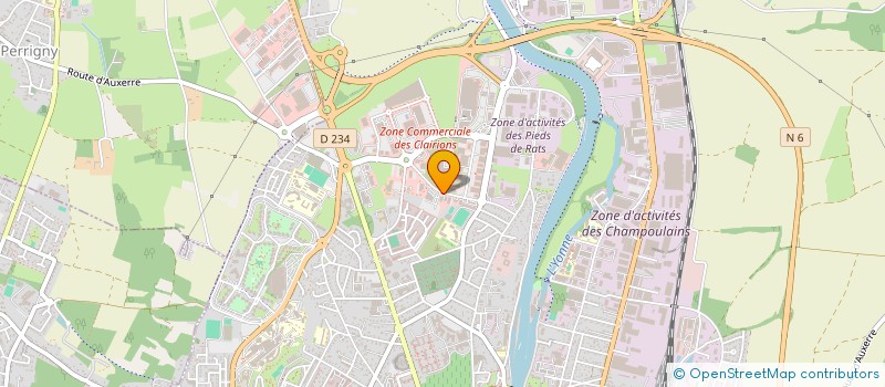 localisation de l'entreprise GFC AGENCEMENT à AUXERRE