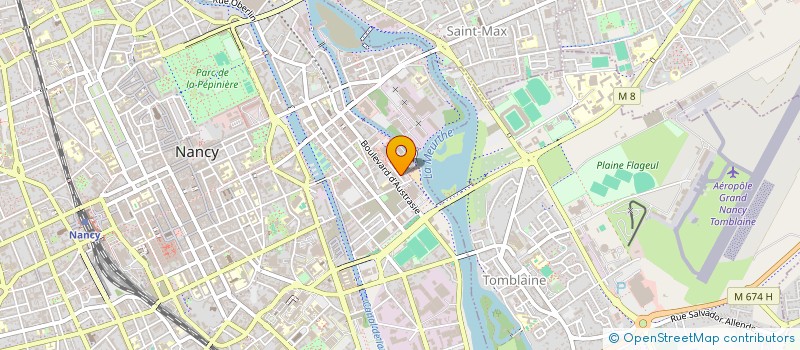 localisation de l'entreprise GFC LIFE  NANCY