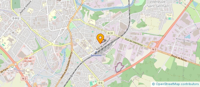 localisation de l'entreprise GFC SOISSONS à SOISSONS