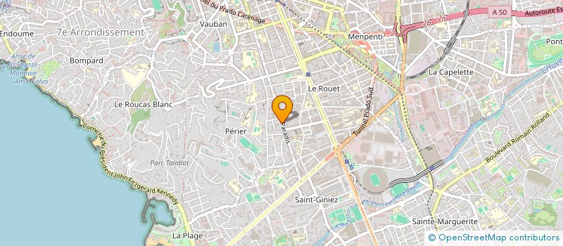 localisation de l'entreprise GFCI à MARSEILLE