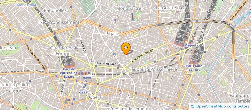localisation de l'entreprise GFCN ET ASSOCIES à PARIS