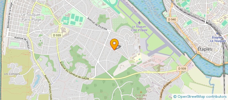 localisation de l'entreprise GFCOHEN EDITIONS  LE TOUQUET-PARIS-PLAGE